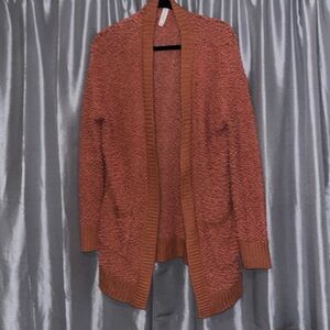 Soft dusty orange cardigan